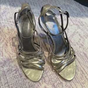 Elegant pale gold Strappy Women's Sandals